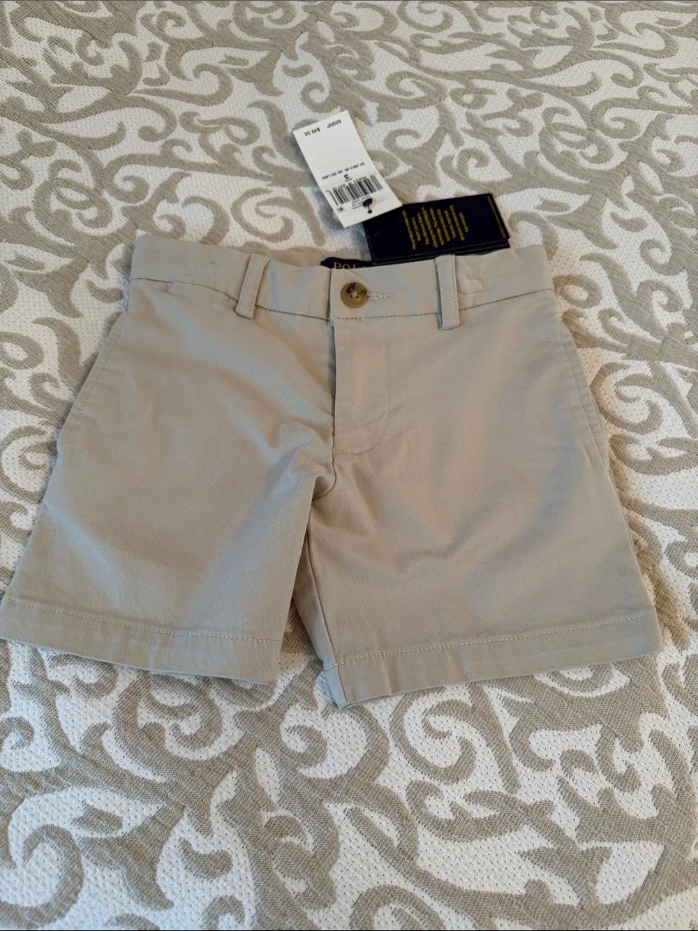 NWT Polo Ralph Lauren Classic Boys' Khaki Shorts - Comfortable Everyday Wear 3